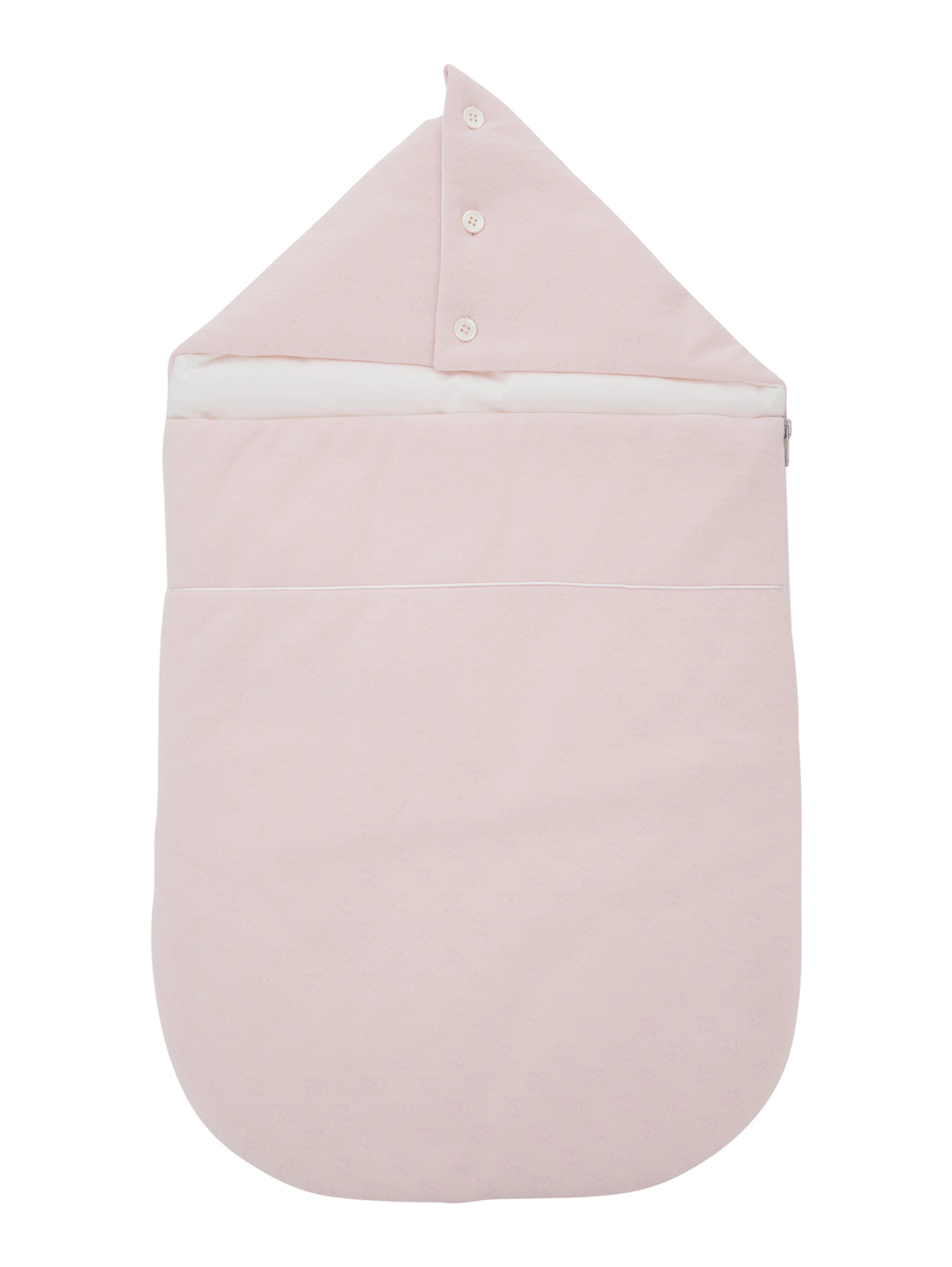 Pink Angel nest with all-over GG motif in cotton for girl