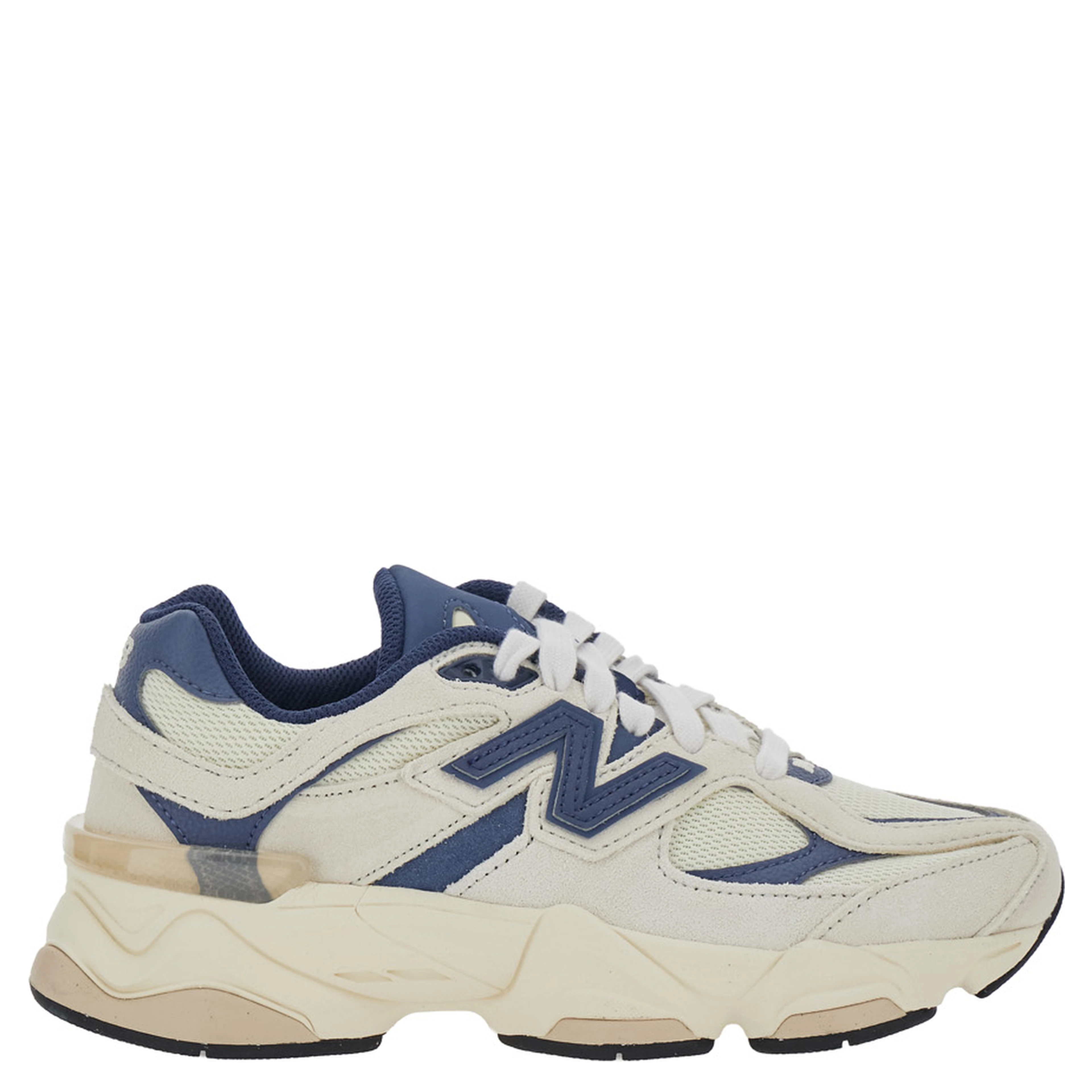 Blue Low Top Sneakers with Logo Patch on the Side and Perforated Design in  Fabric Boy