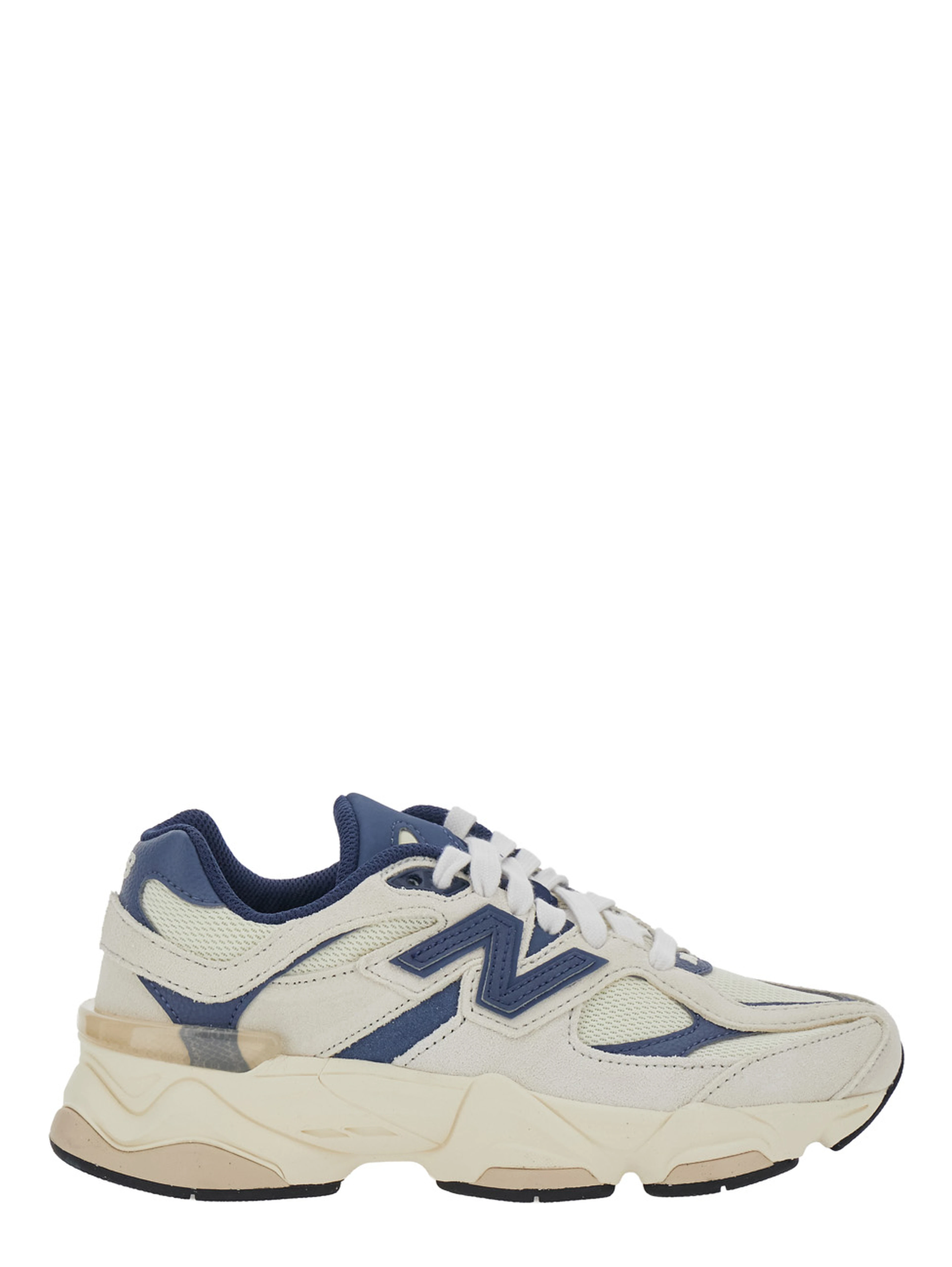 Blue Low Top Sneakers with Logo Patch on the Side and Perforated Design in  Fabric Boy