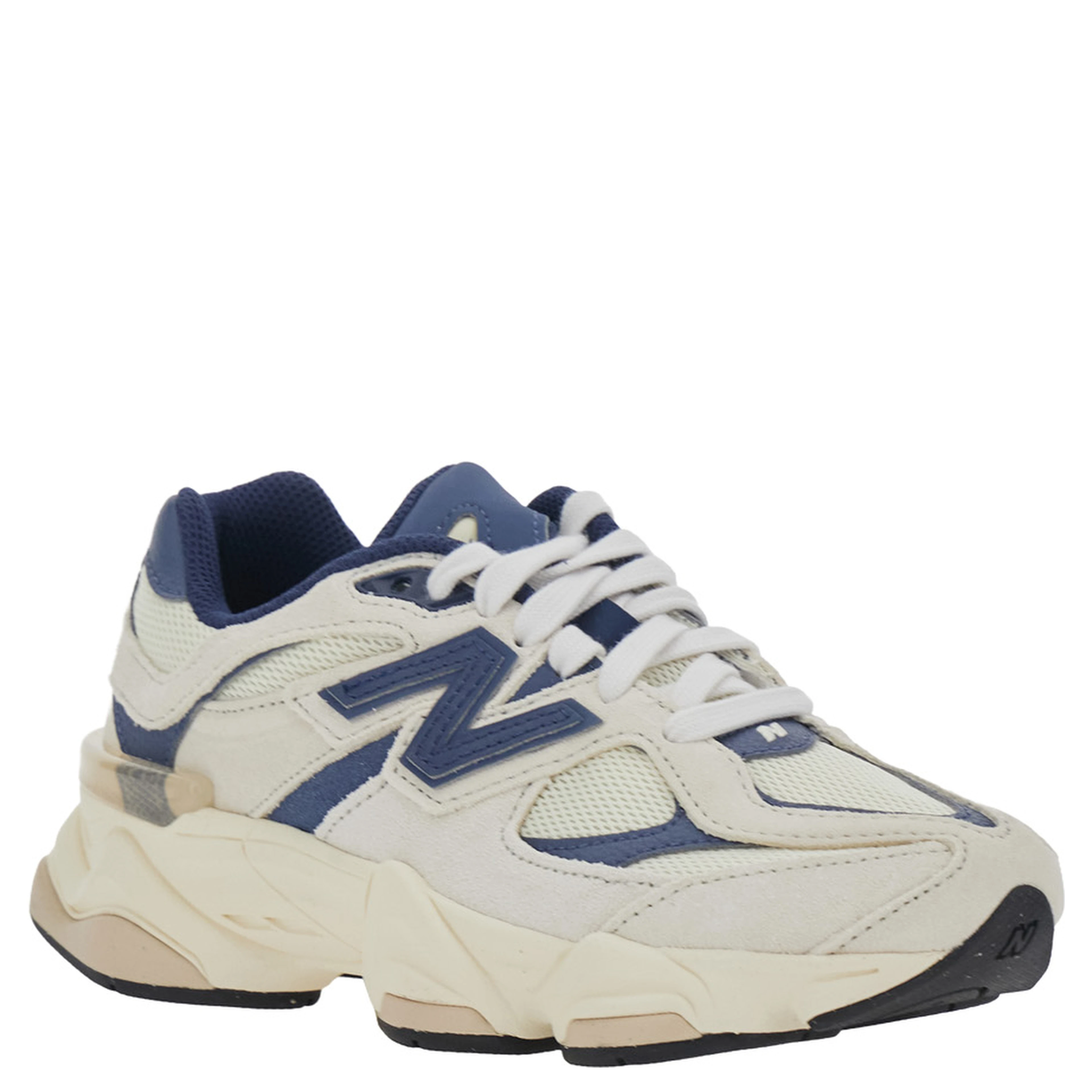 Blue Low Top Sneakers with Logo Patch on the Side and Perforated Design in  Fabric Boy