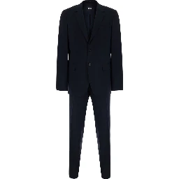 Houston Blue Single-breasted Suit with Notched revers in stretch wool for Men