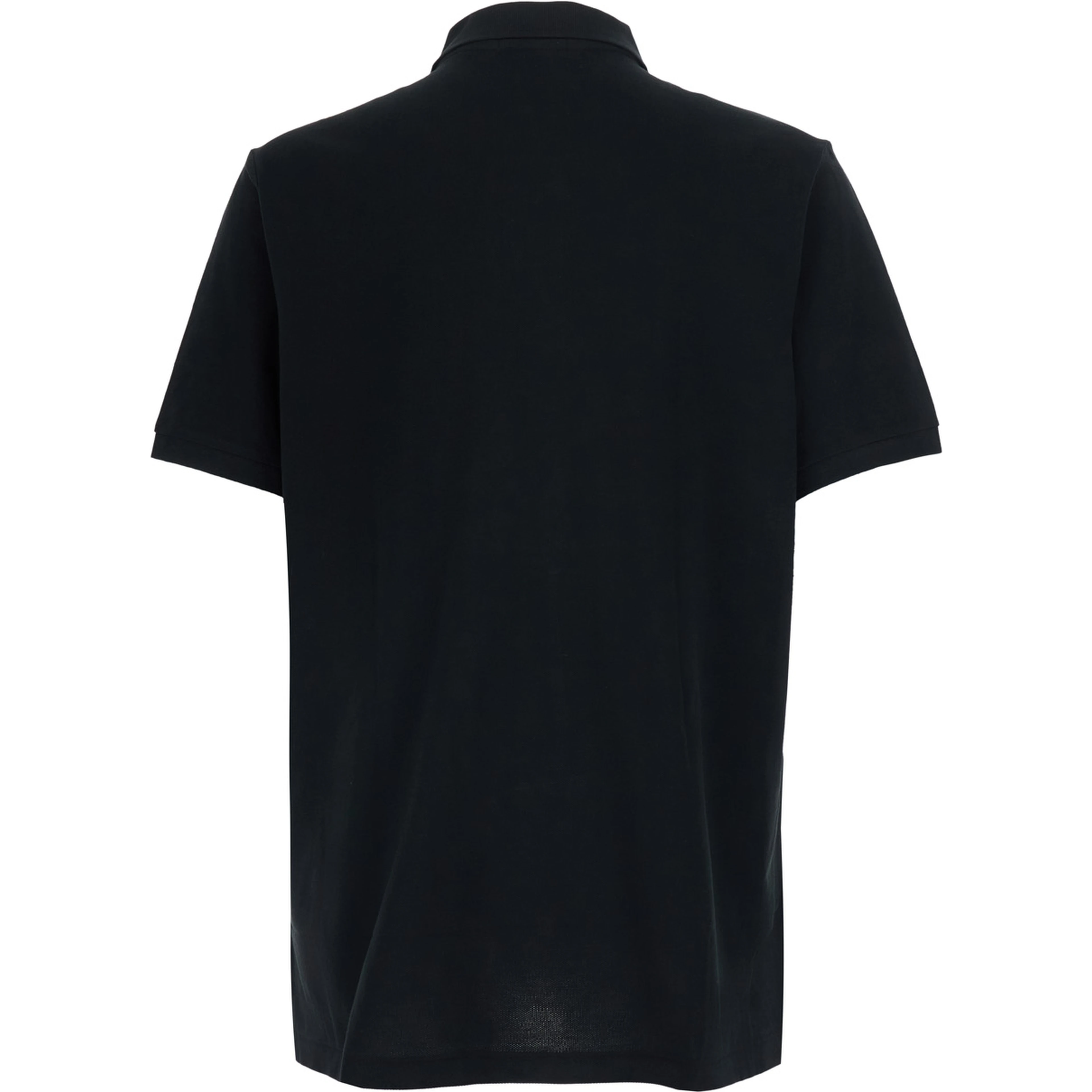 Black "Classic Fit" polo shirt with classic collar and Pony embroidery on the front in cotton for men