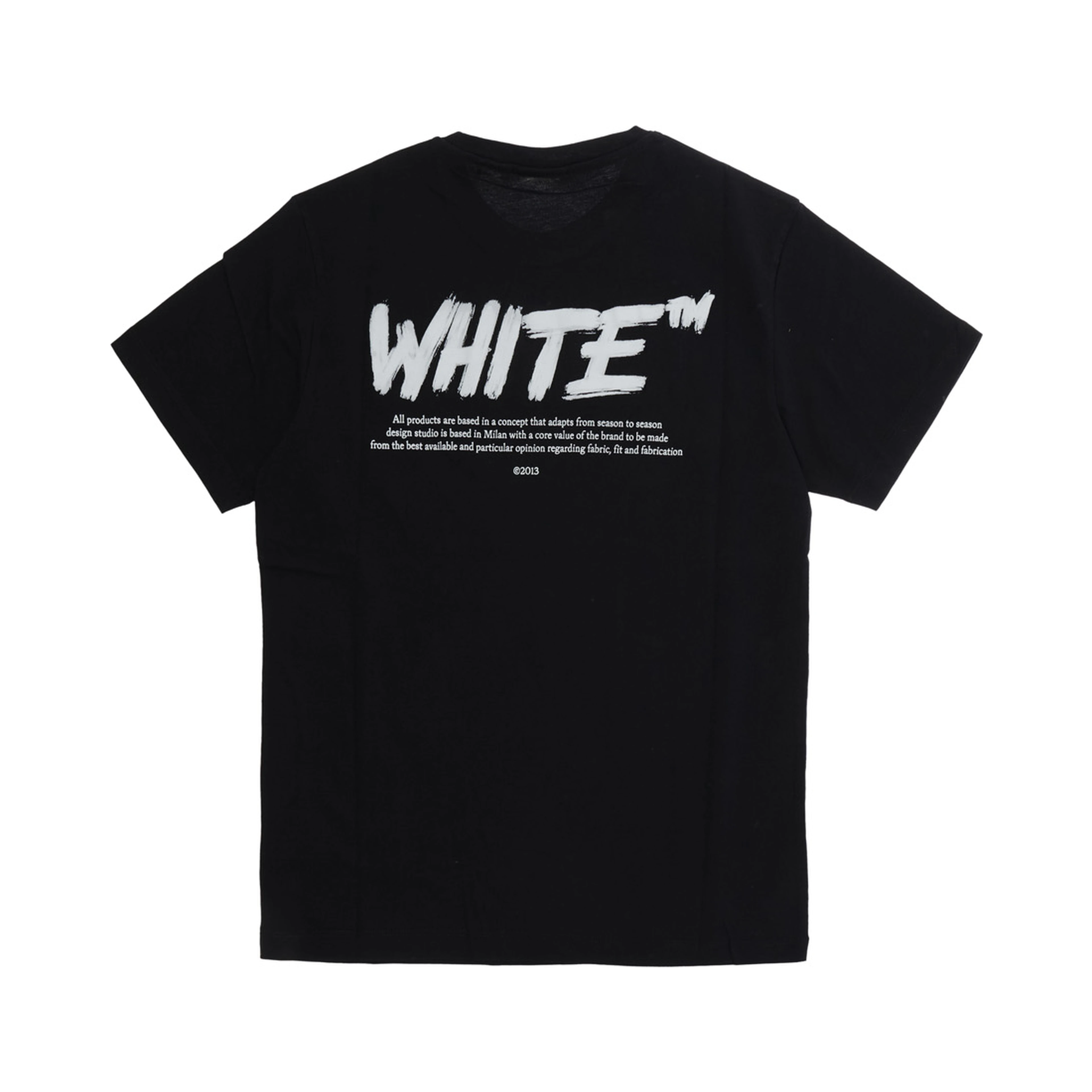Black T-shirt with front and back logo in cotton for Boy