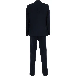 Houston Blue Single-breasted Suit with Notched revers in stretch wool for Men