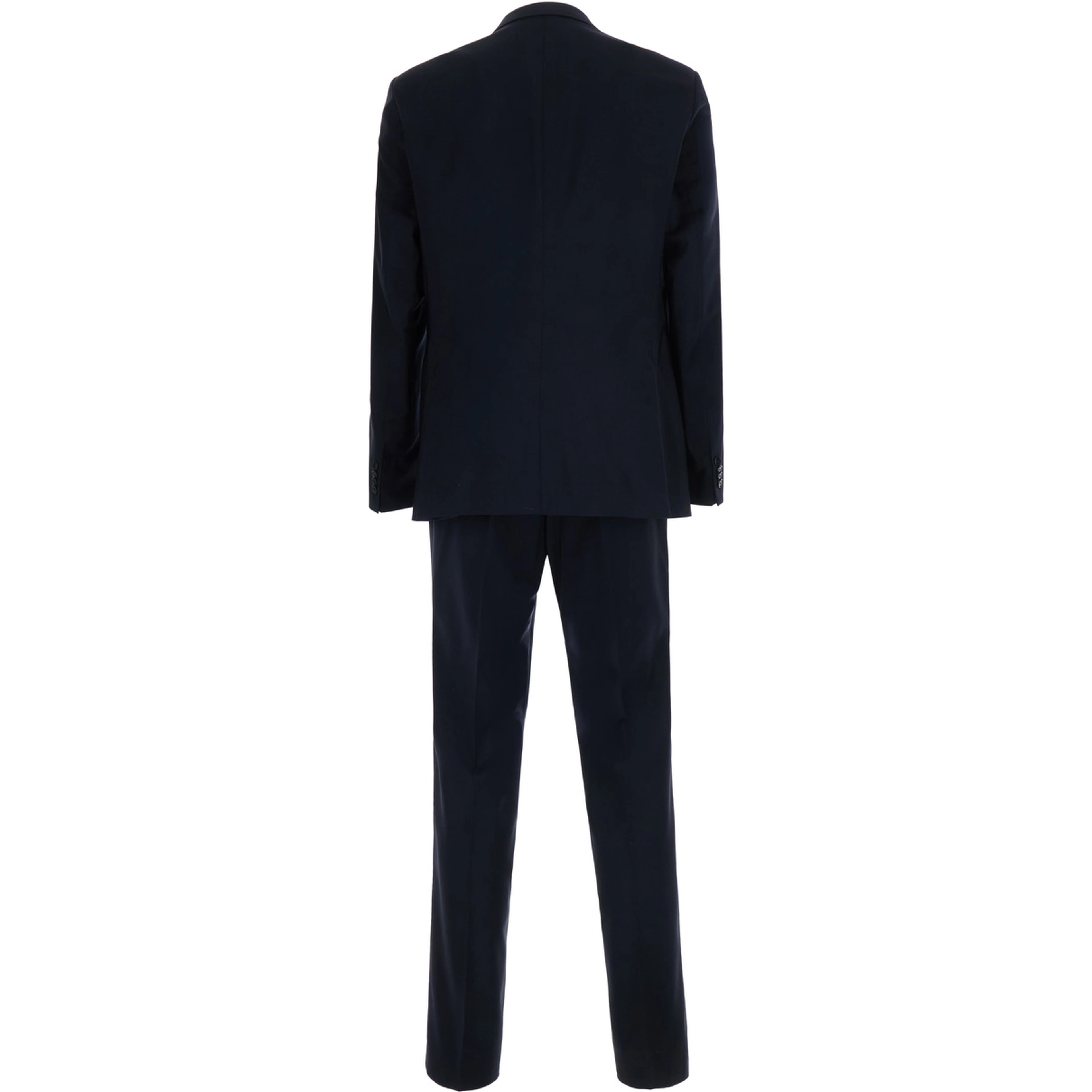 Houston Blue Single-breasted Suit with Notched revers in stretch wool for Men