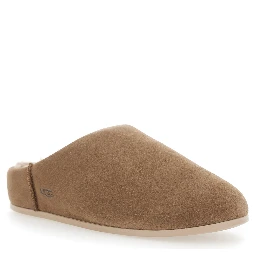 ELEA SLIP ON is a mule with a rubber sole and brown leather upper for women