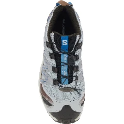 XA PRO 3D Light Blue Sneaker with Logo Patch on the Side and Perforated Inserts in Tech Fabric Unisex