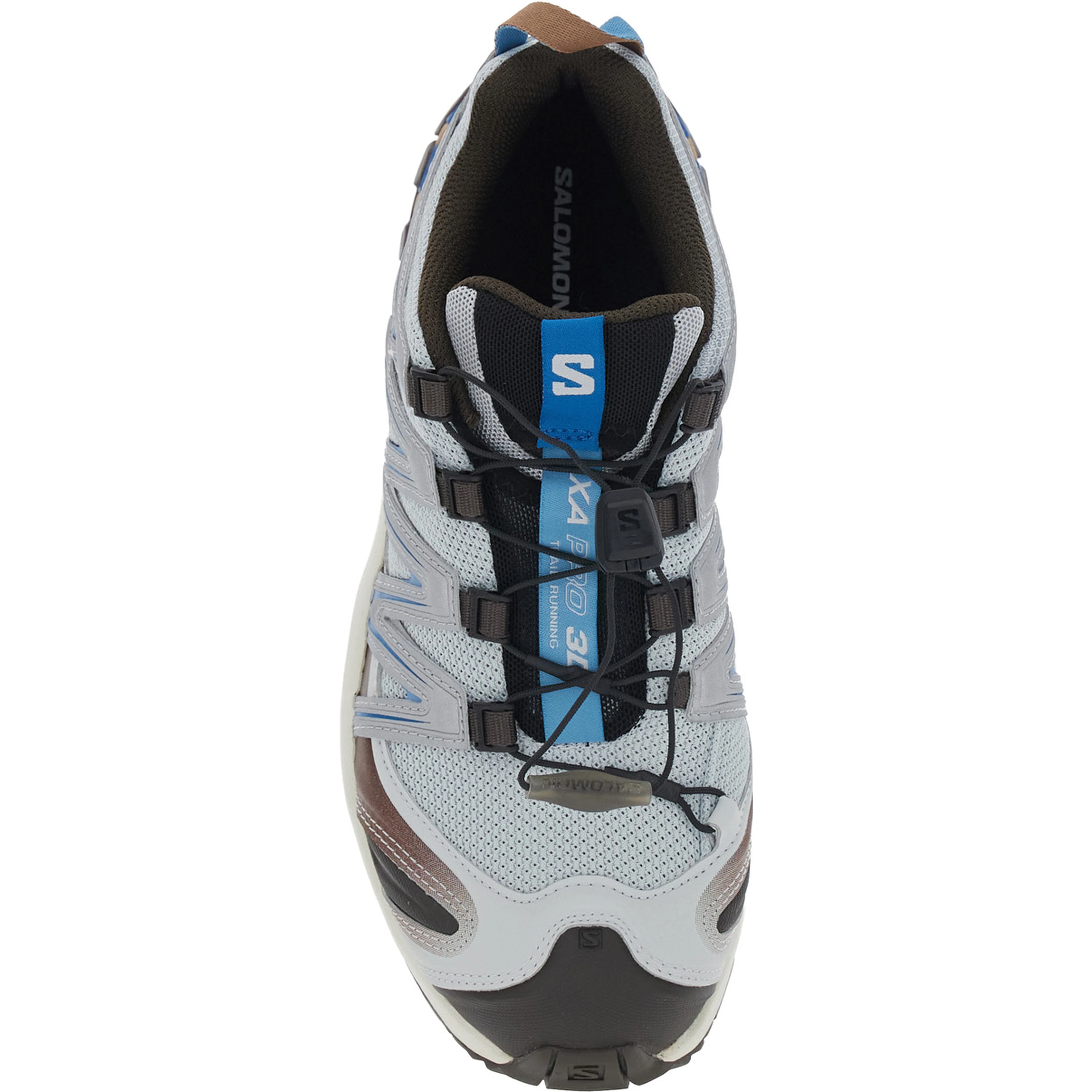 XA PRO 3D Light Blue Sneaker with Logo Patch on the Side and Perforated Inserts in Tech Fabric Unisex