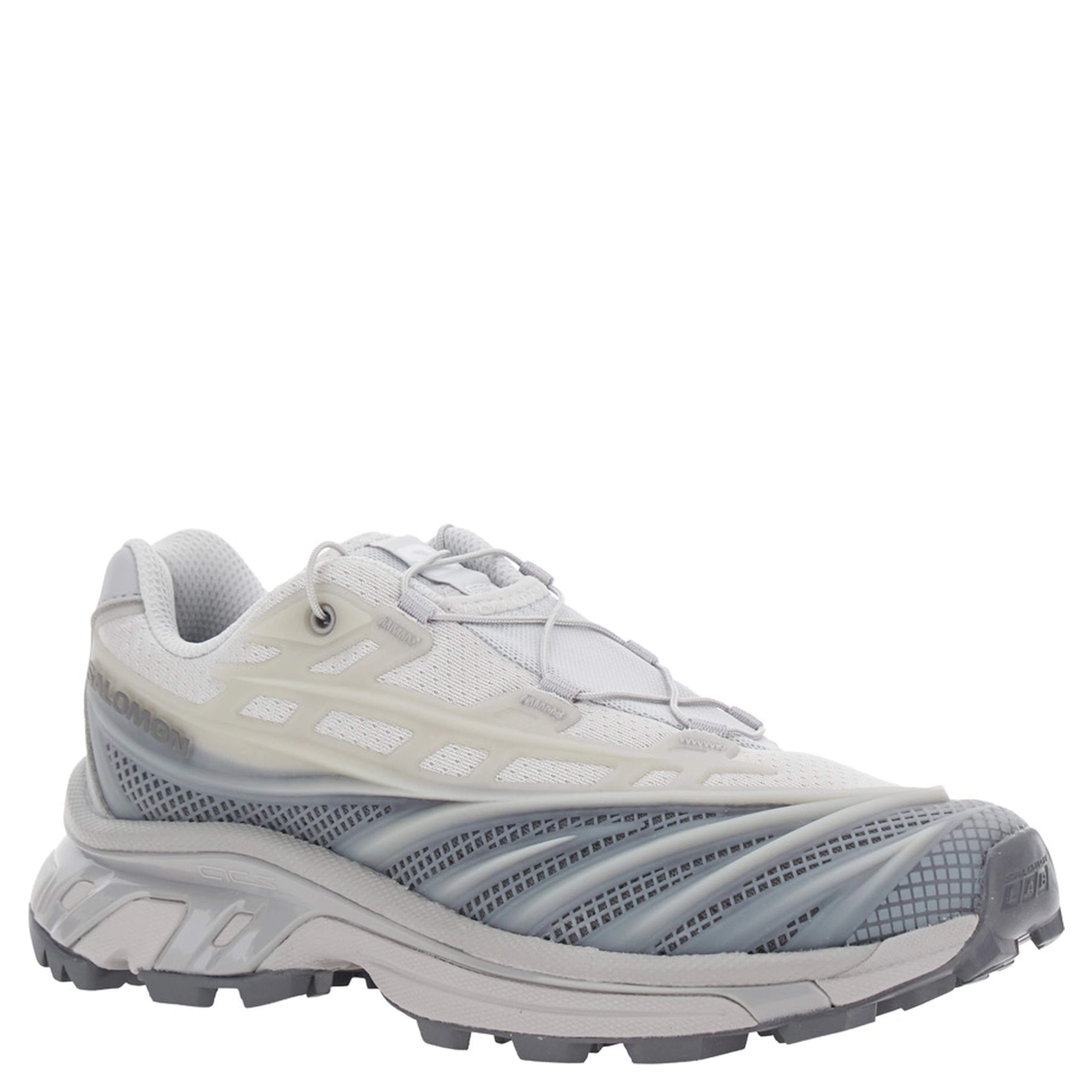 XT EVO shoes with rubber sole and gray tech fabric upper unisex