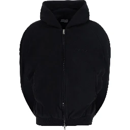 BALLOON HOODIE IN HEAVY MOLLETON