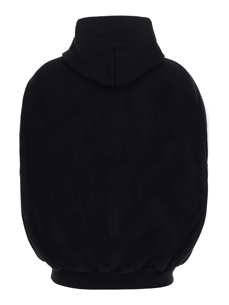 BALLOON HOODIE IN HEAVY MOLLETON alternative