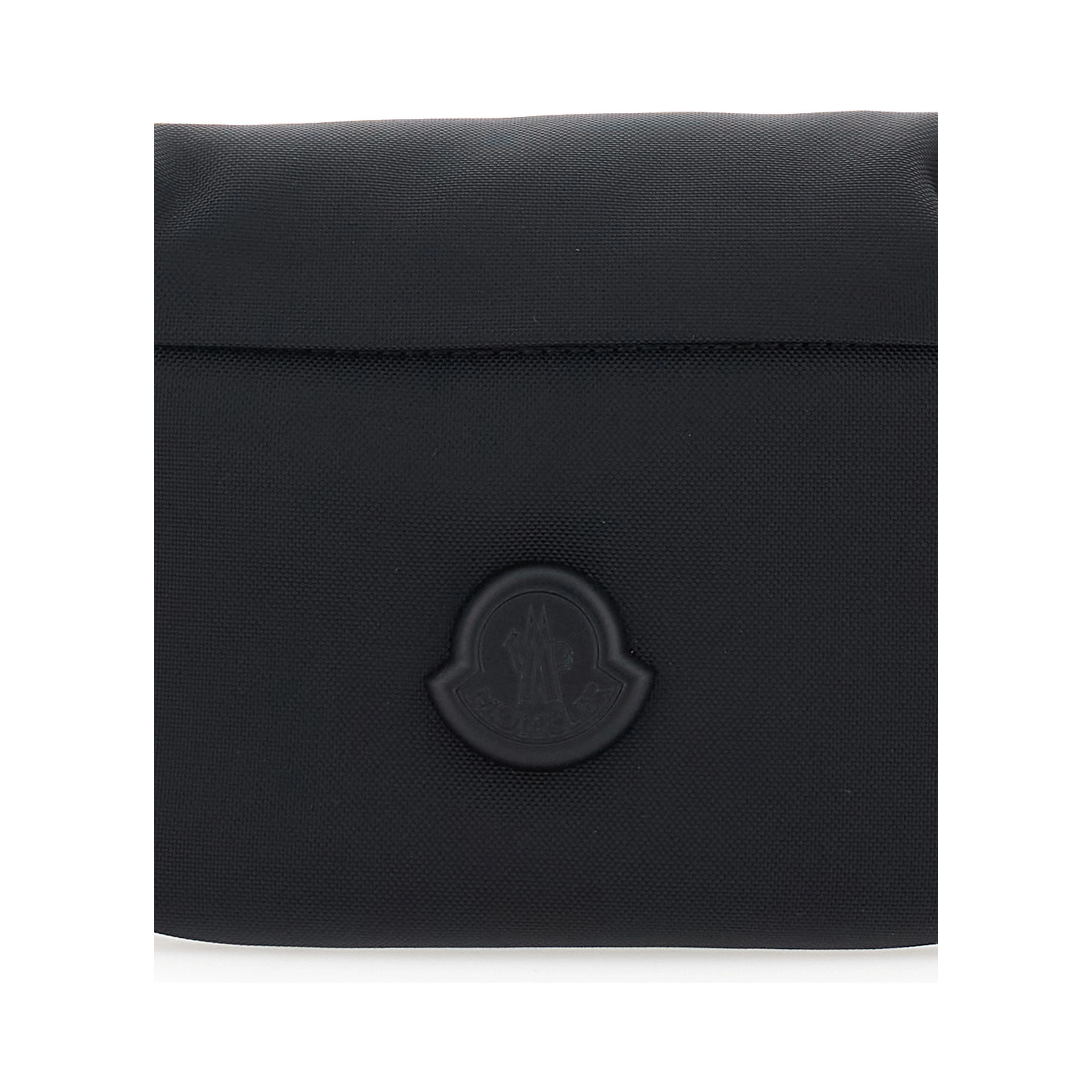 Fanny Pack Durance with Logo Patch on the Front and Adjustable Strap in Black Tech Fabric for Men