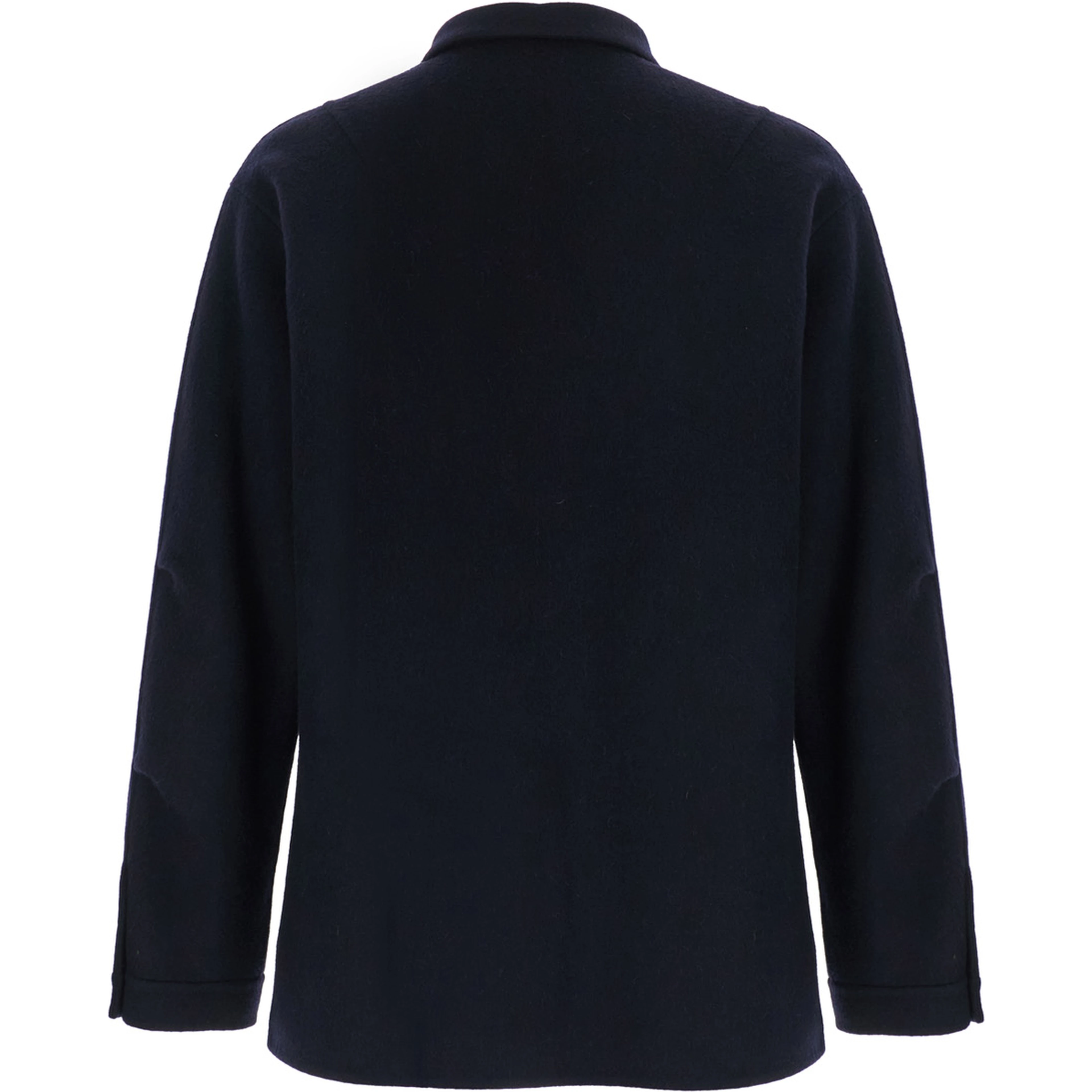 HK CASPSULE jacket with high collar and long sleeves in Tech Fabric blue men