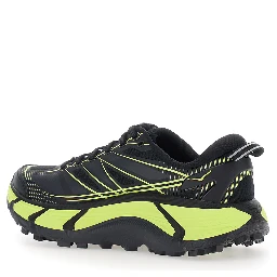 Mafate Speed 2 Black Low Top Sneakers with Mesh Inserts in Tech Fabric Unisex