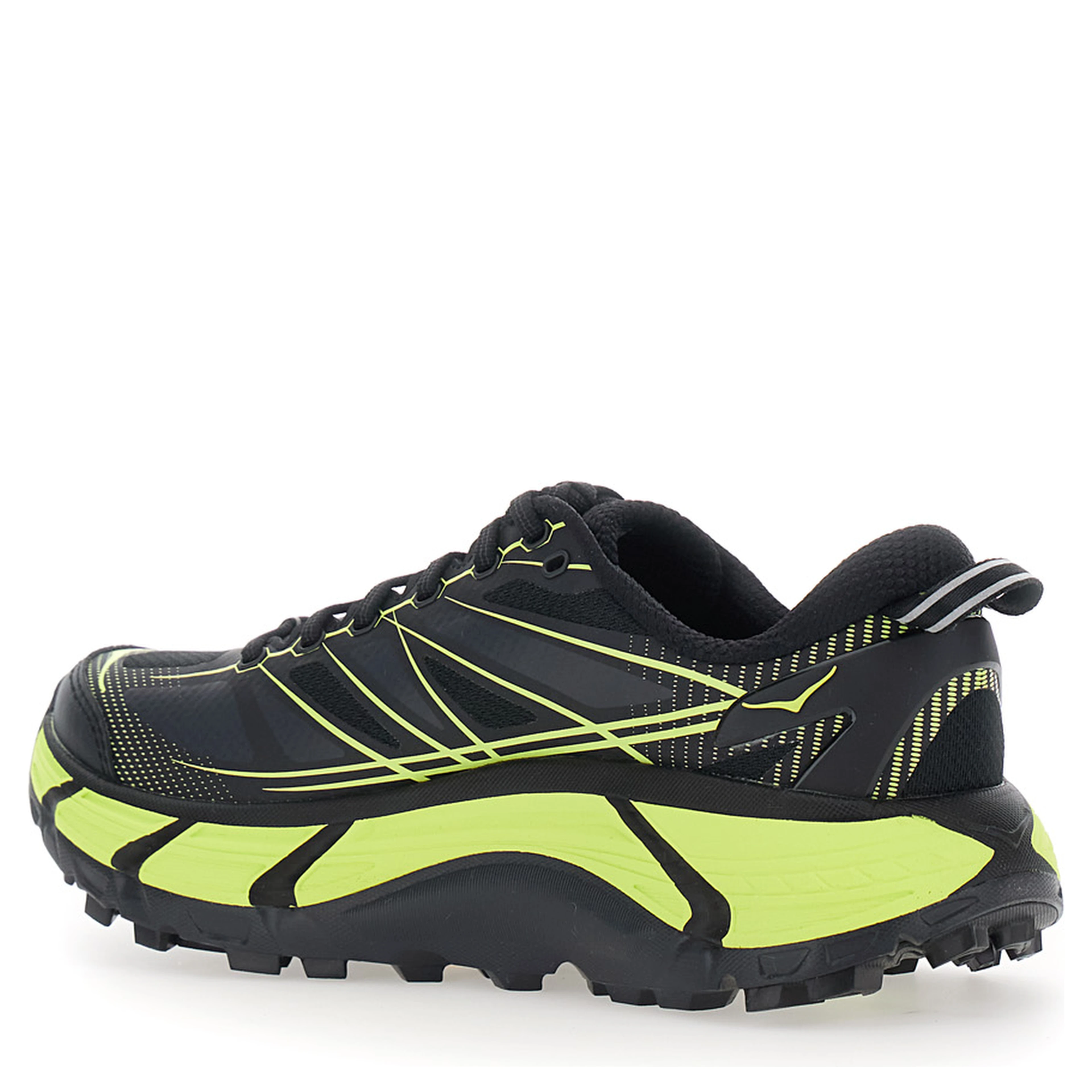 Mafate Speed 2 Black Low Top Sneakers with Mesh Inserts in Tech Fabric Unisex