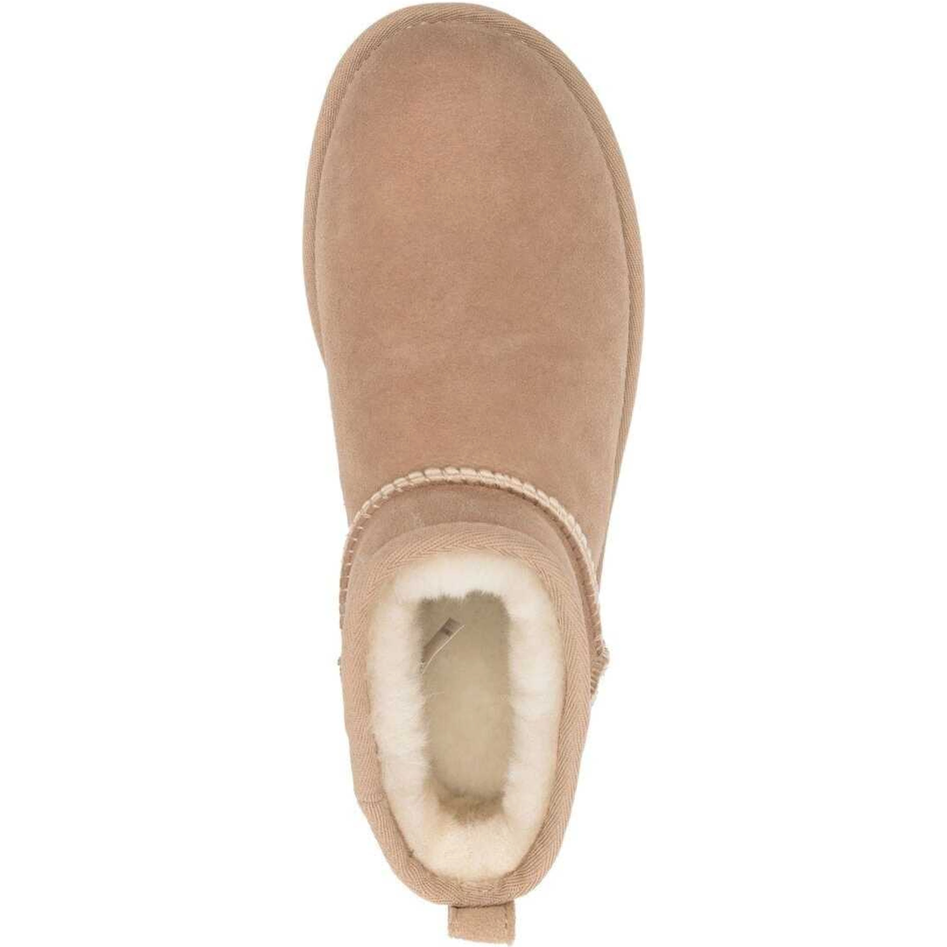 W CLASSIC ULTRA MINI II - Beige Ankle Boots - Suede - Women