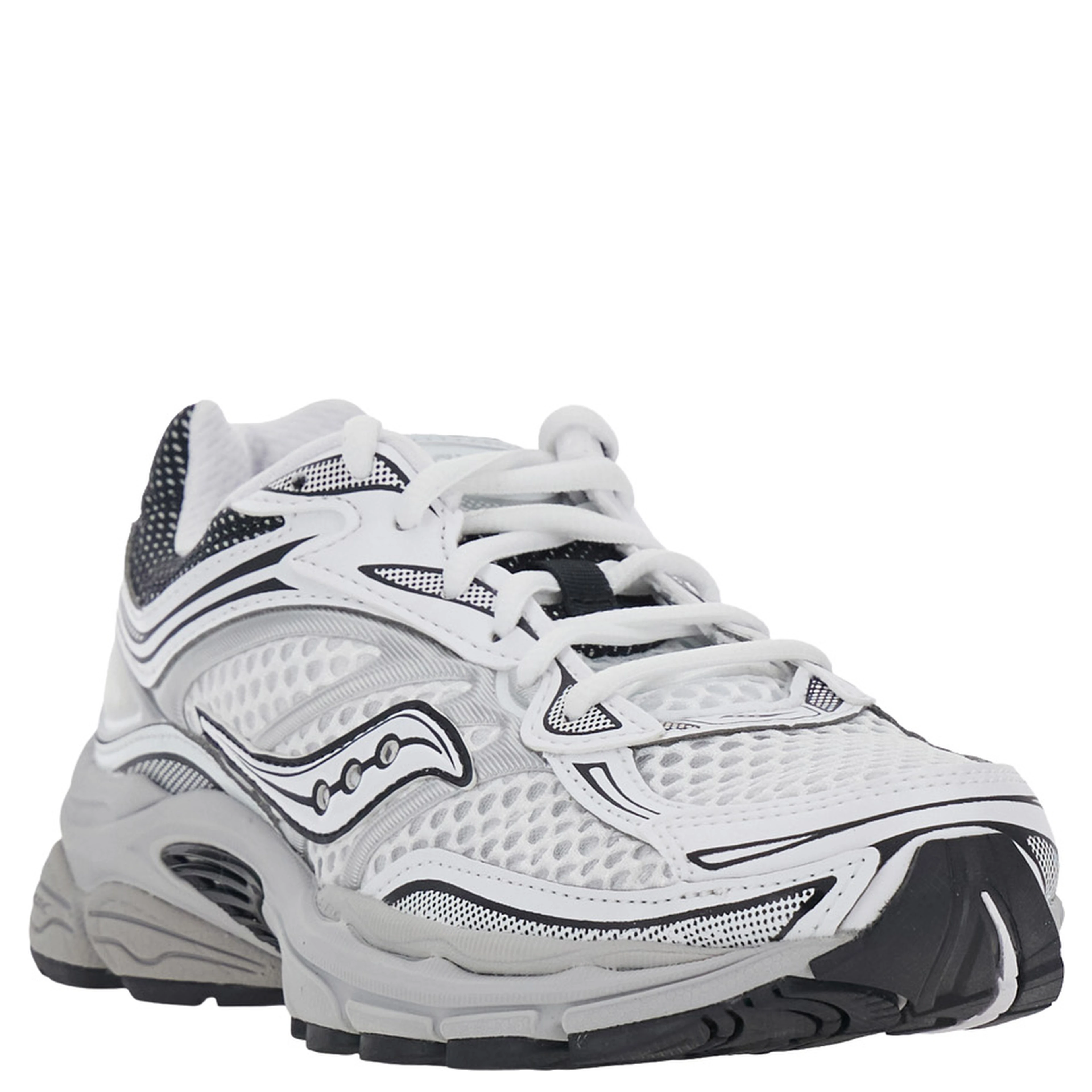 PROGRID OMNI 9 OG white and grey Sneakers with reflective details and side logo in fabric unisex
