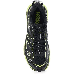 Mafate Speed 2 Black Low Top Sneakers with Mesh Inserts in Tech Fabric Unisex