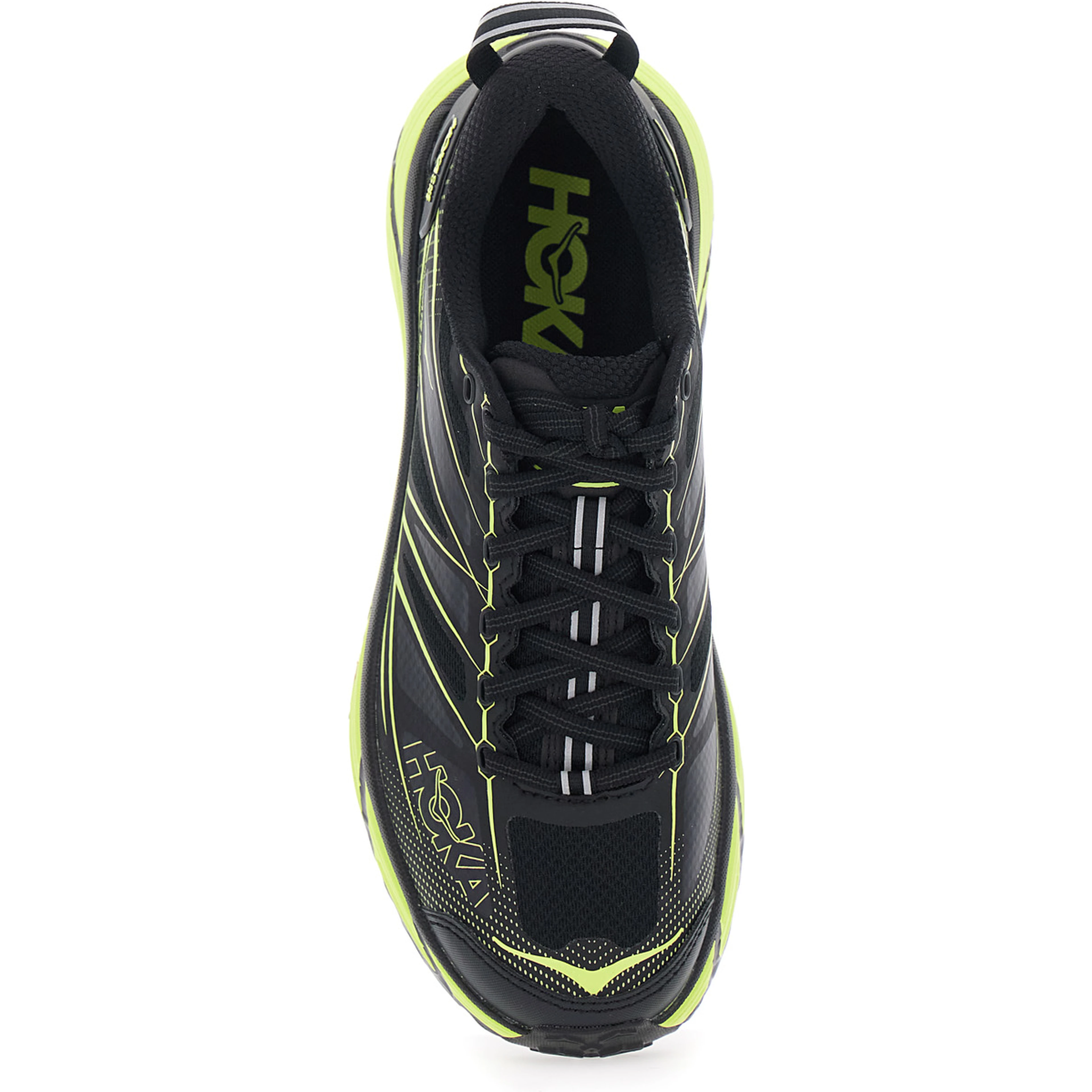 Mafate Speed 2 Black Low Top Sneakers with Mesh Inserts in Tech Fabric Unisex
