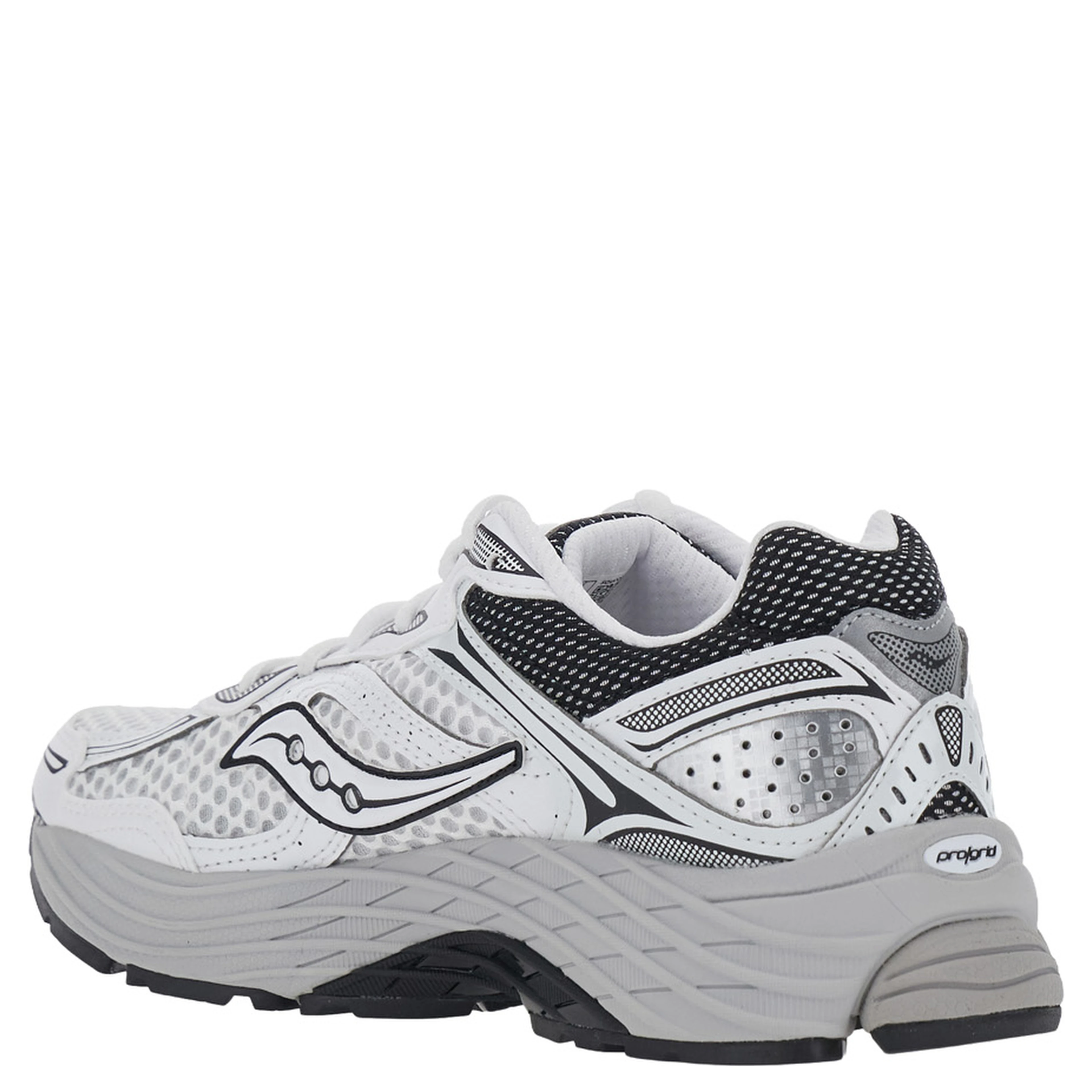 PROGRID OMNI 9 OG white and grey Sneakers with reflective details and side logo in fabric unisex