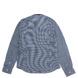Shirt Emporio Armani Kids with elegant details in Tech Fabric blue for boy