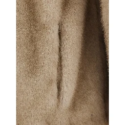 Beige jacket with front closure and long sleeves in fabric. Color beige. Women.