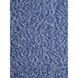 Sweater with round neck and long sleeves in Blue fabric for Boy