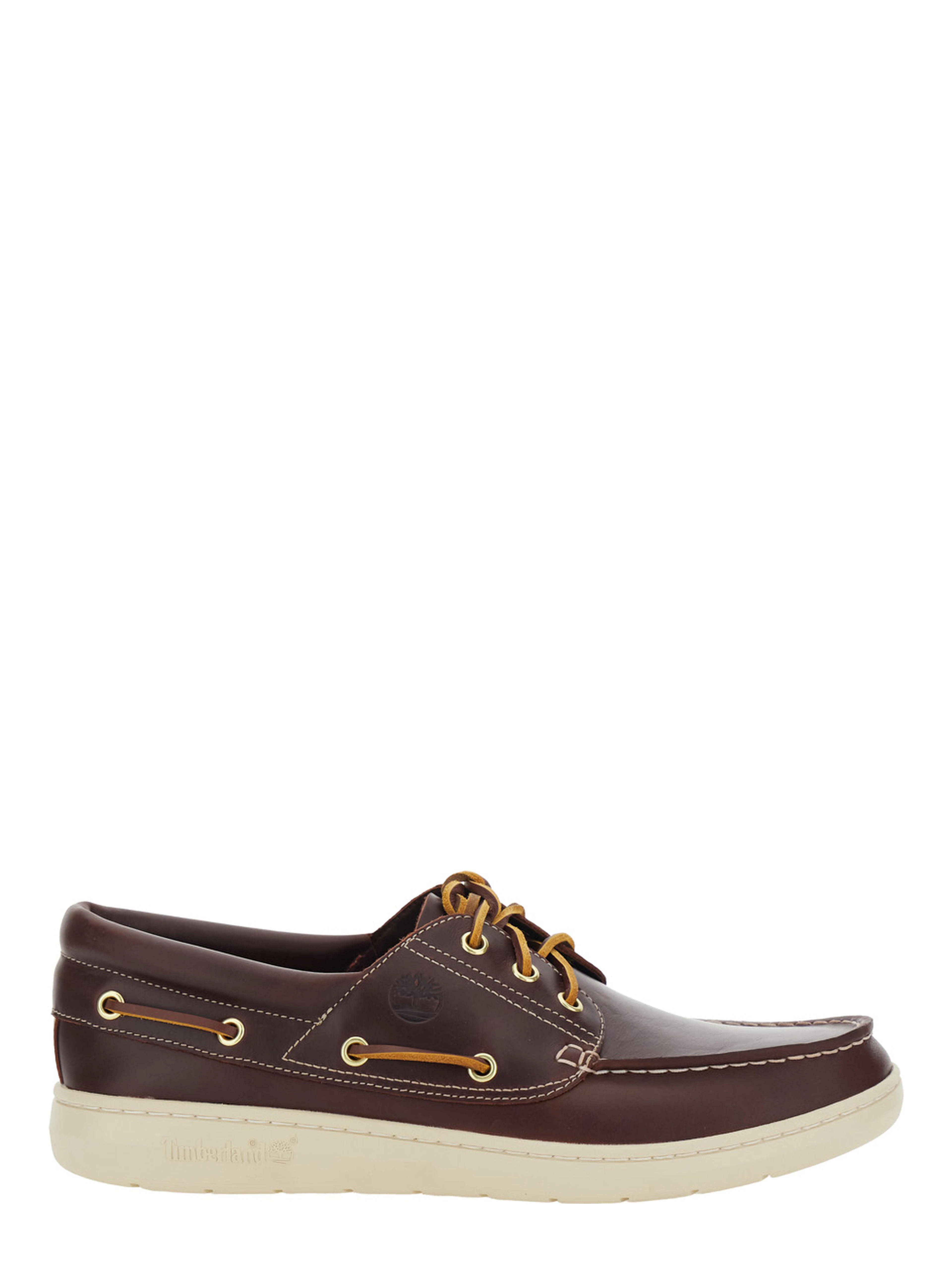 Portofino Pier Bordeaux Loafers with Contrast Stitching and Laces in Leather for Men