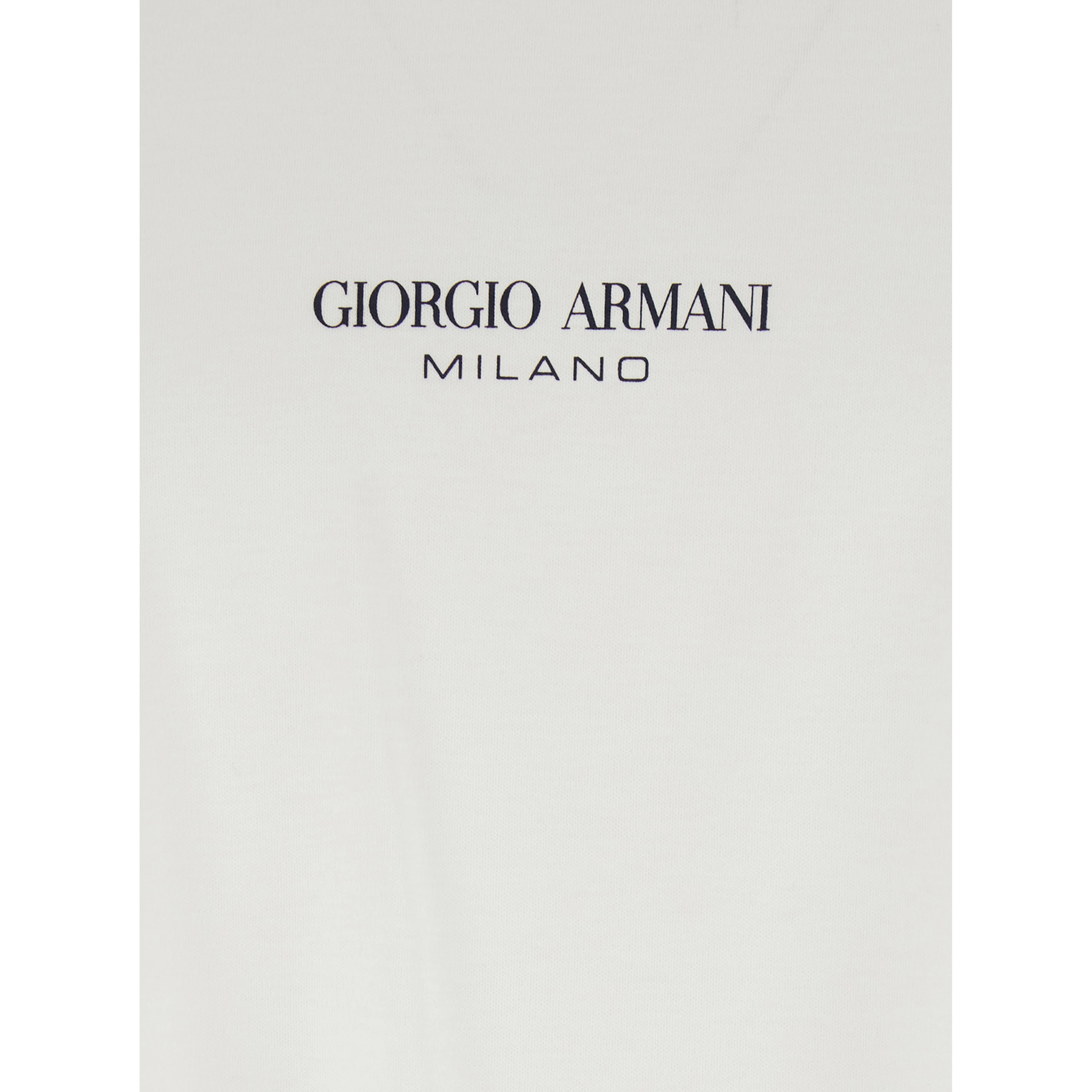 White Crew Neck T-Shirt with Logo Lettering on the Front in Cotton for Men