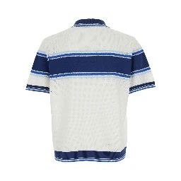 MESH STRIPE POLO