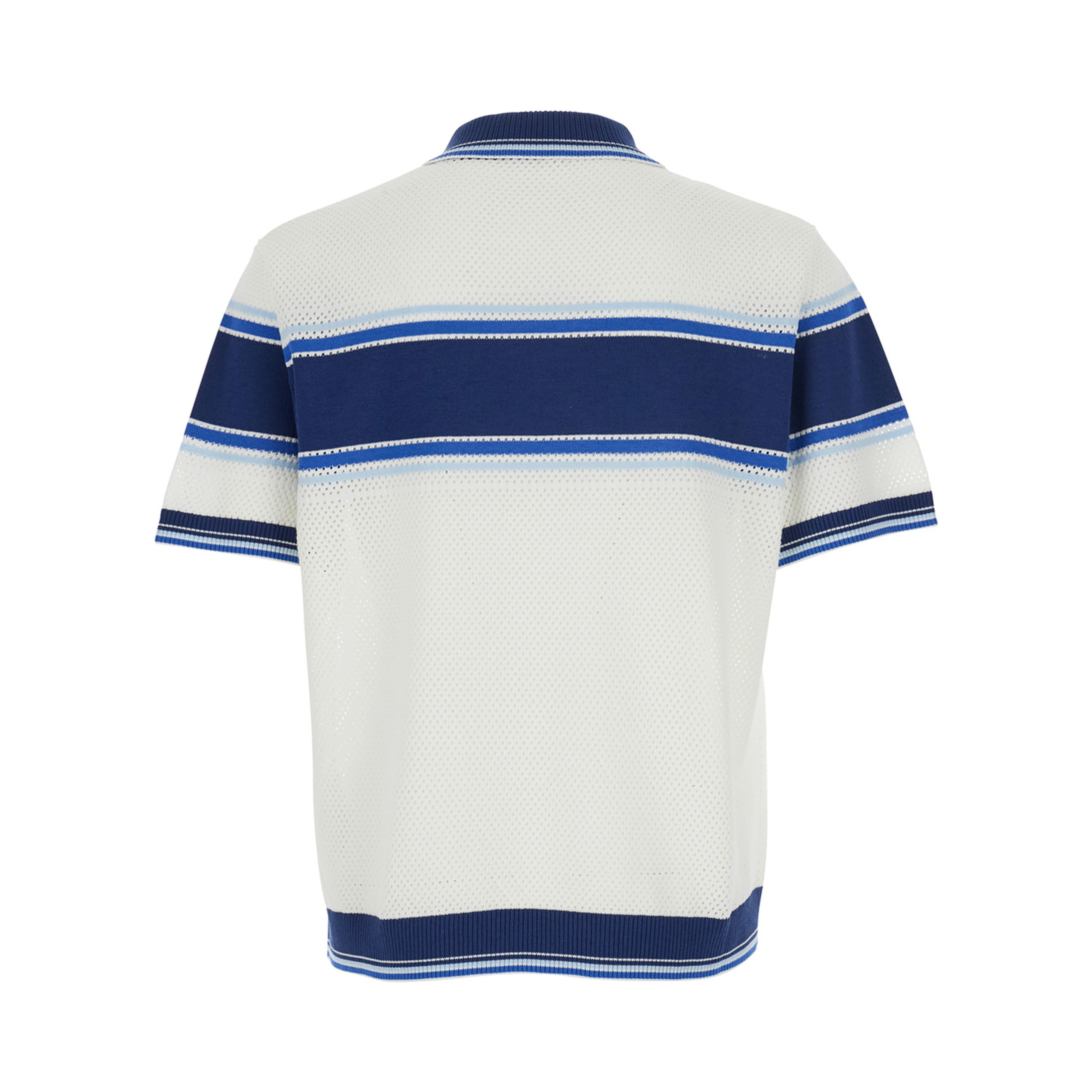 MESH STRIPE POLO