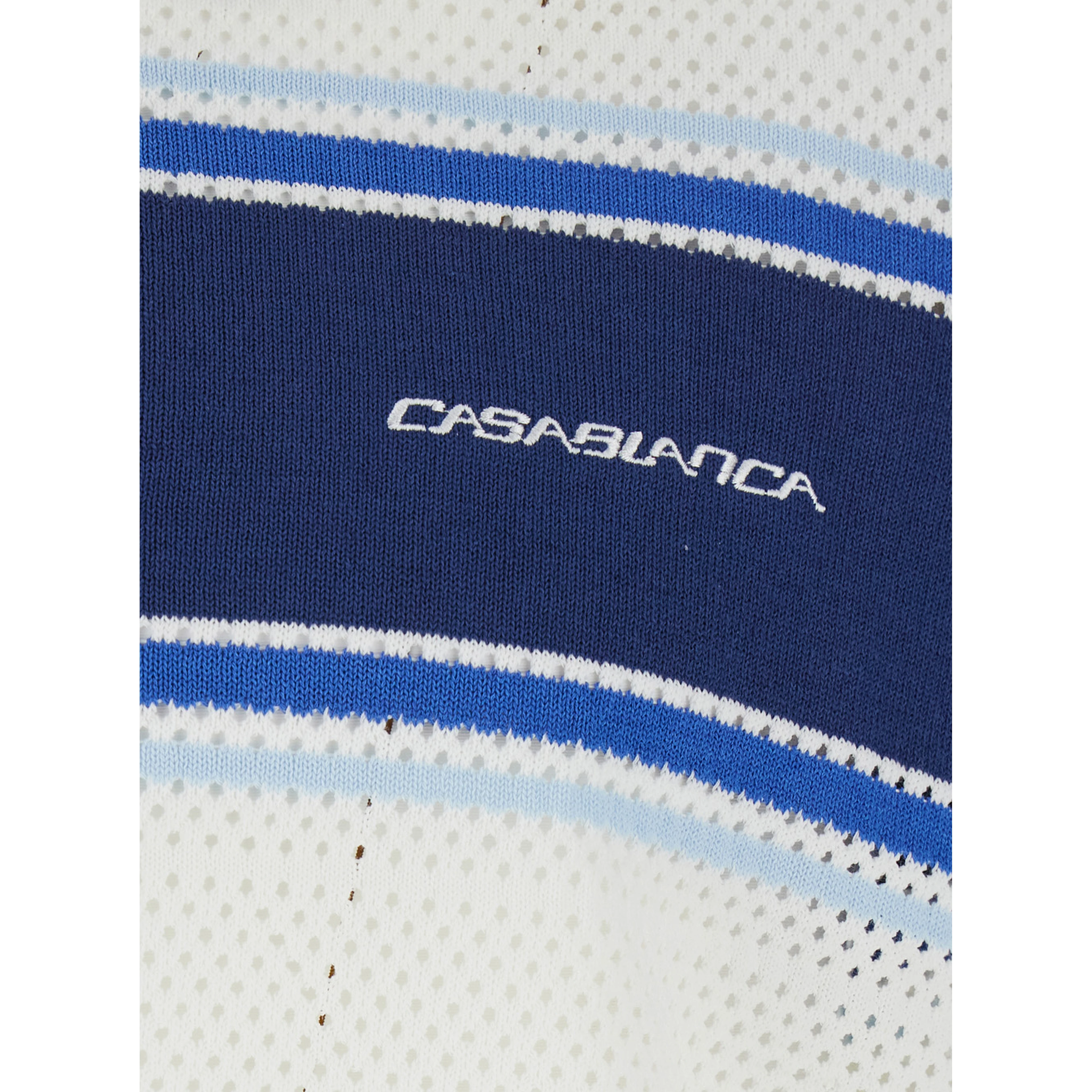 MESH STRIPE POLO