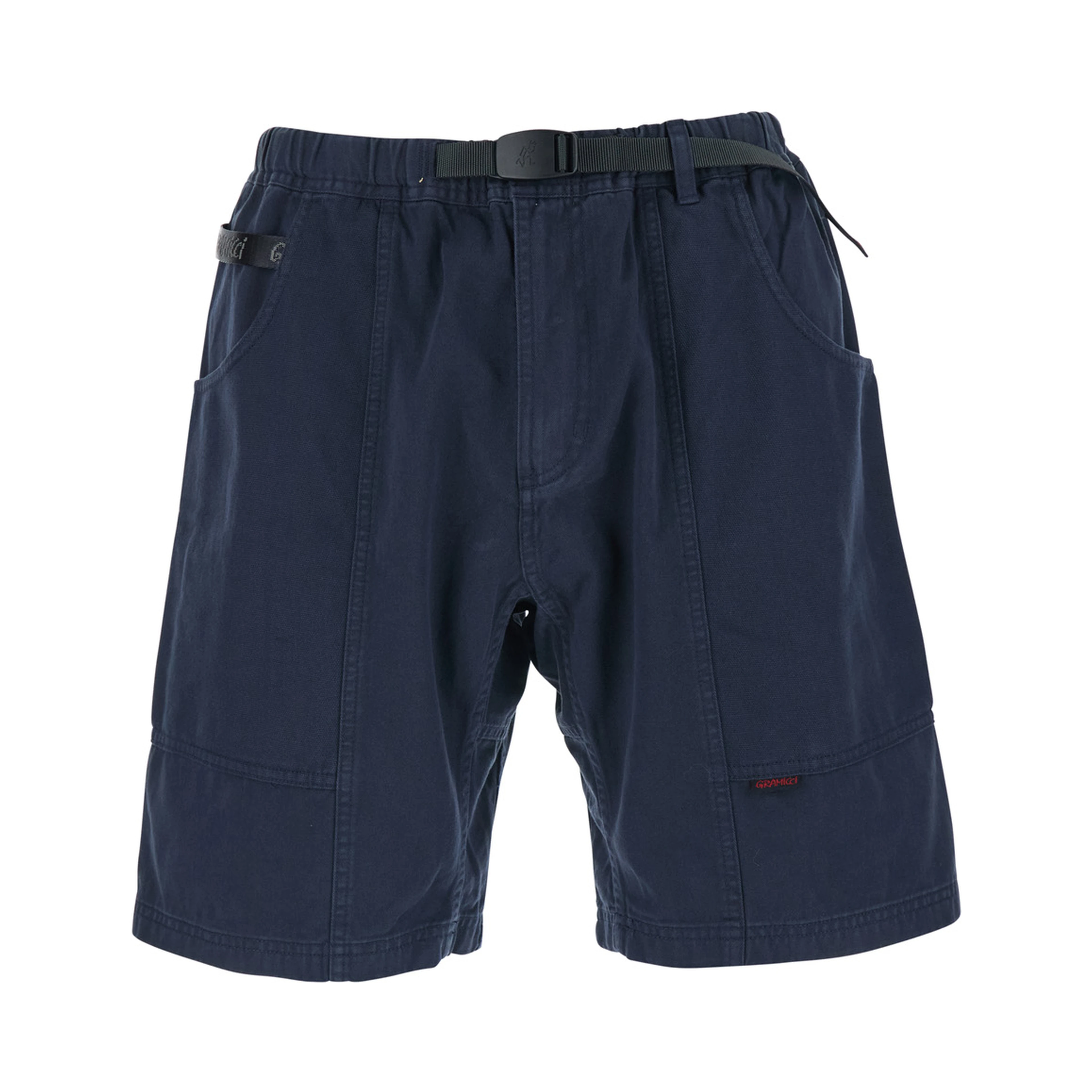 Blue Bermuda Shorts with Elasticated Waist in Cotton for Men