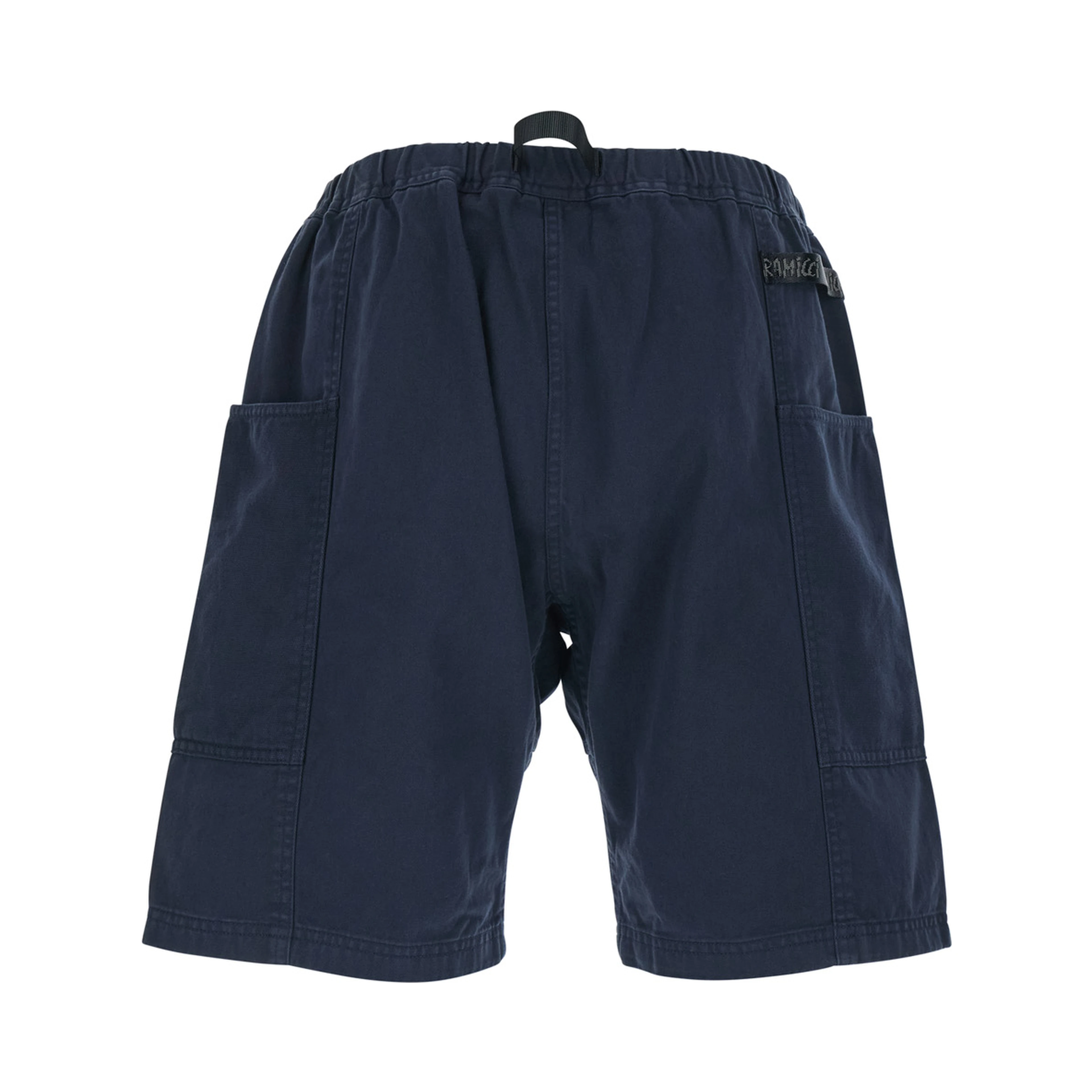 Blue Bermuda Shorts with Elasticated Waist in Cotton for Men