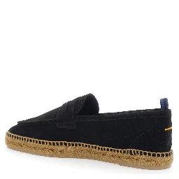 Nacho Black Espadrillas with Penny Slot in Suede Man