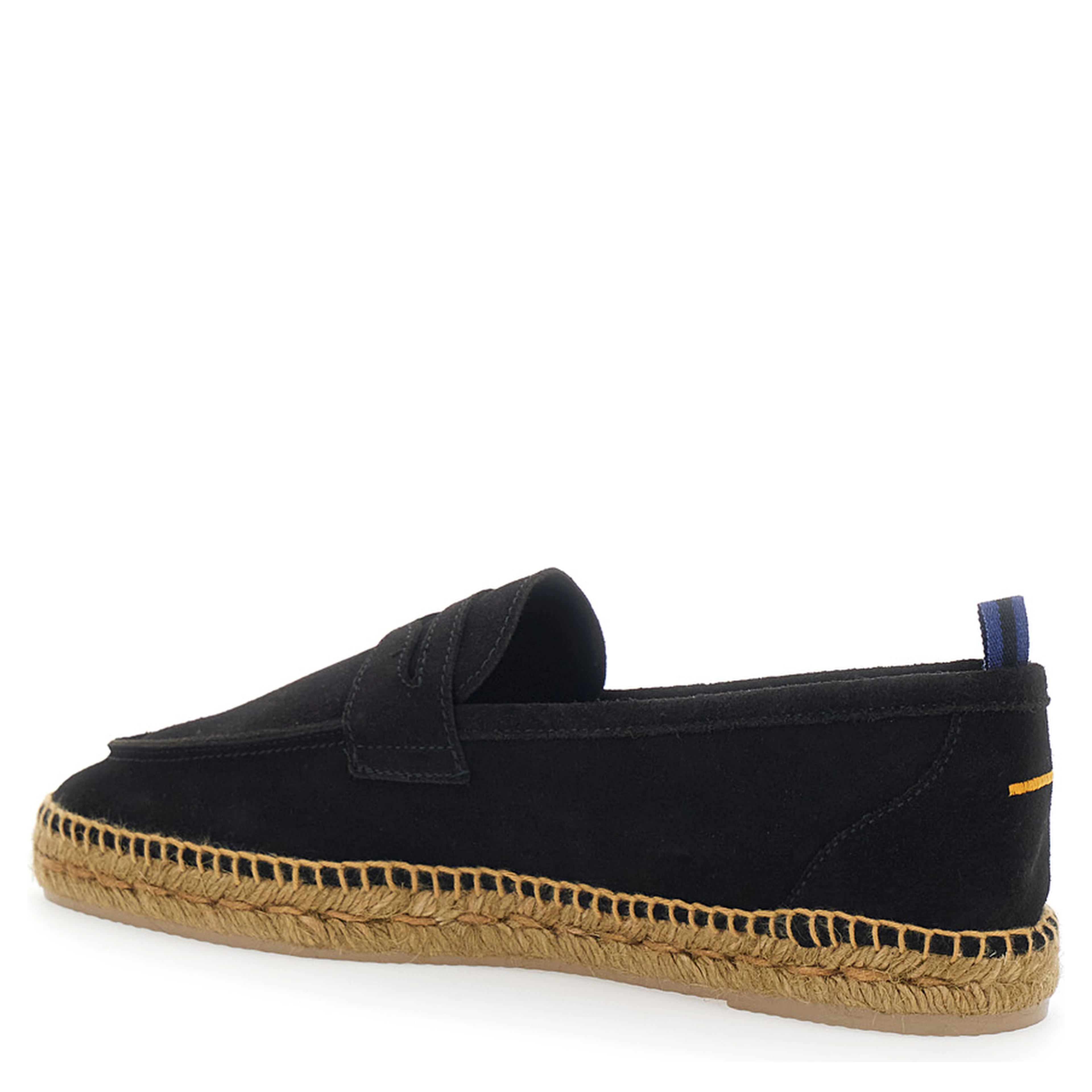 Nacho Black Espadrillas with Penny Slot in Suede Man