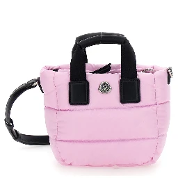 Pink Micro Caradoc Crossbody bag In Tech Fabric Women