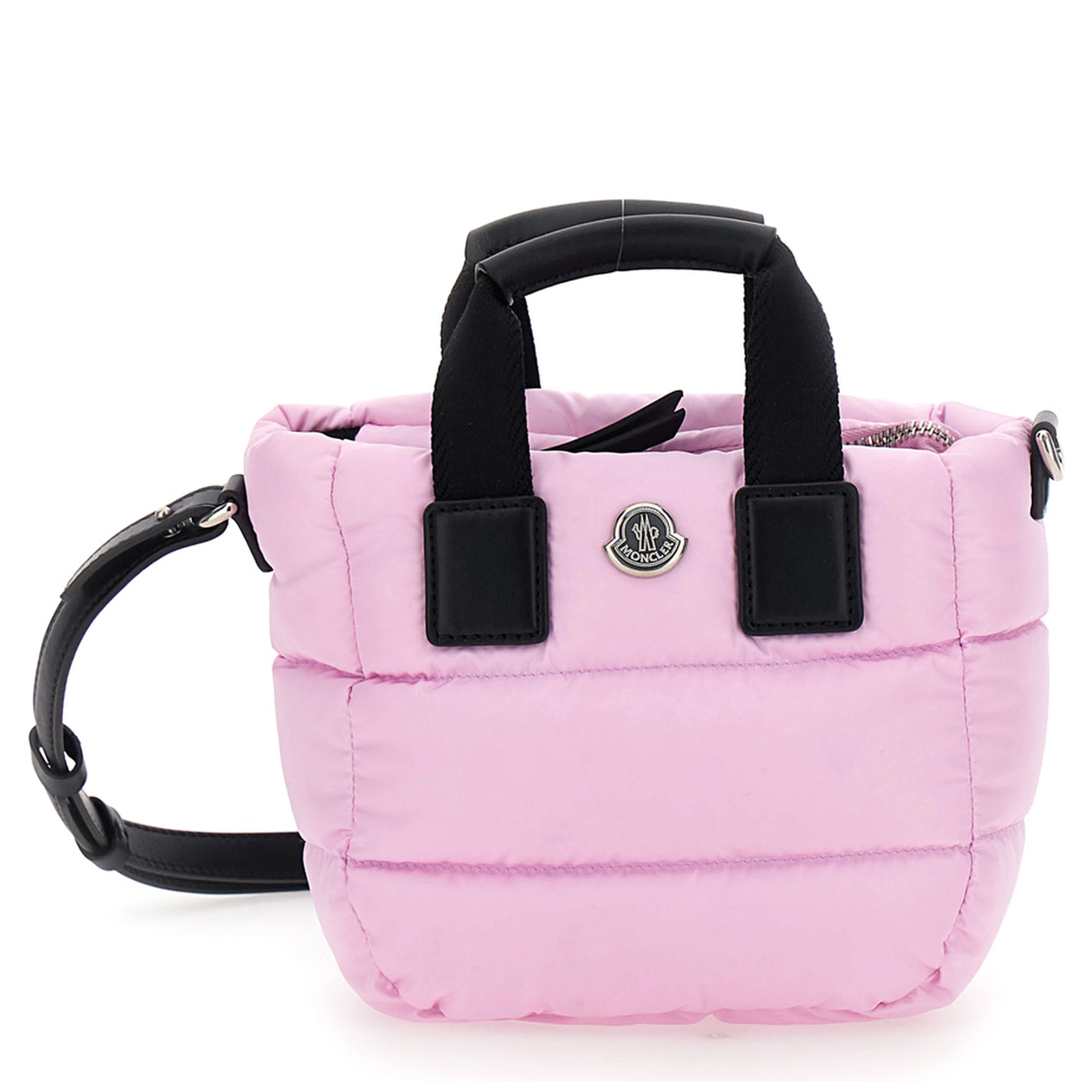 Pink Micro Caradoc Crossbody bag In Tech Fabric Women