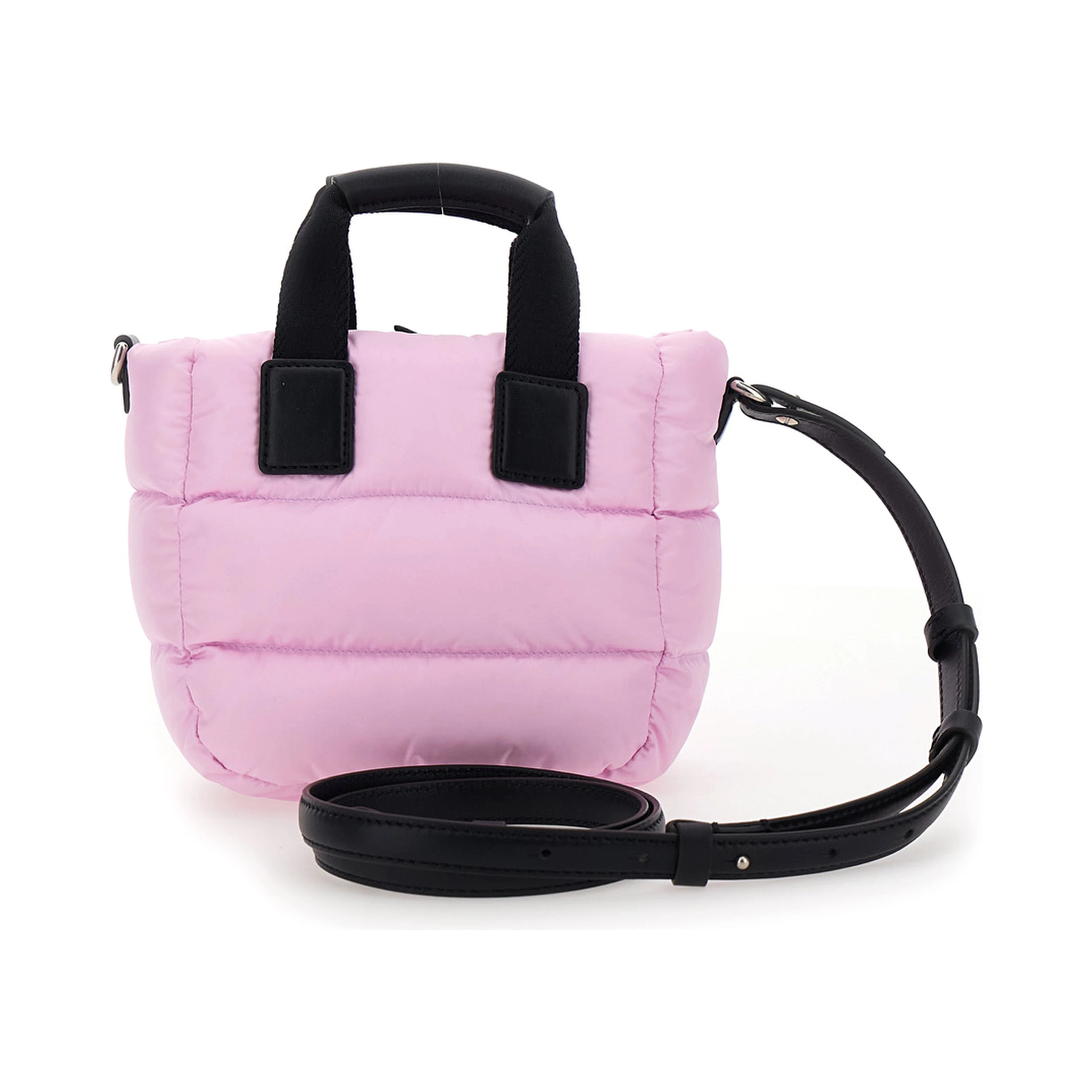 Pink Micro Caradoc Crossbody bag In Tech Fabric Women