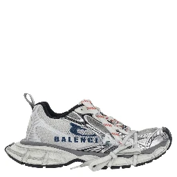 3XL Multicolor Low Top Sneakers with Logo Lettering on the Side in Tech Fabric Man
