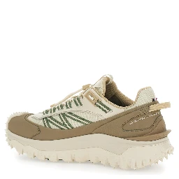 Trailgrip Beige Sneakers with Logo Detail on the Front and Chunky Sole in Leather for Men