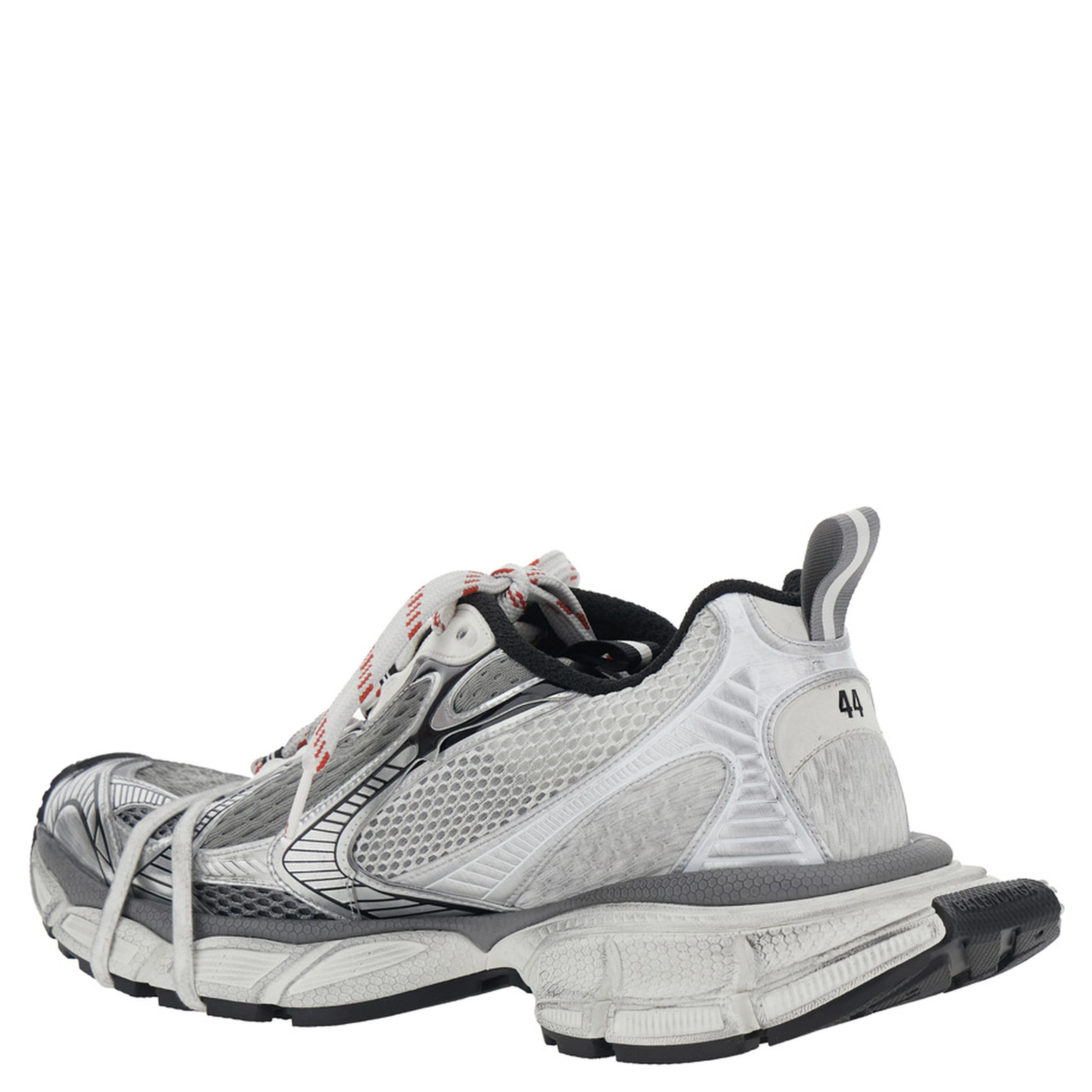 3XL Multicolor Low Top Sneakers with Logo Lettering on the Side in Tech Fabric Man