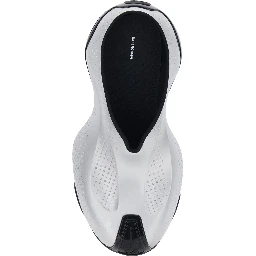 Grey mules with logo on the side and number on the front and back in tech fabric man