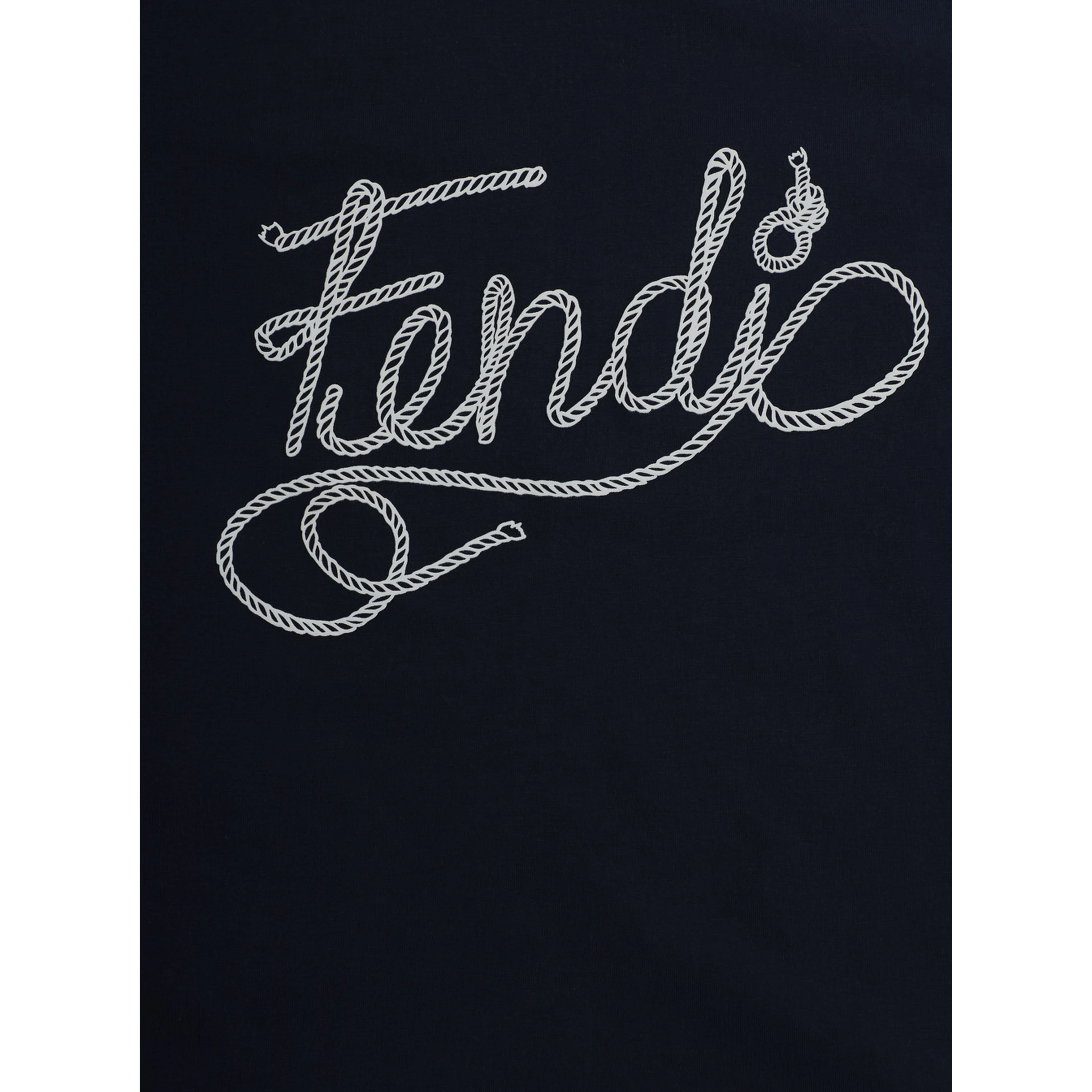 Blue Crew neck T-shirt with large logo on the front in cotton boy