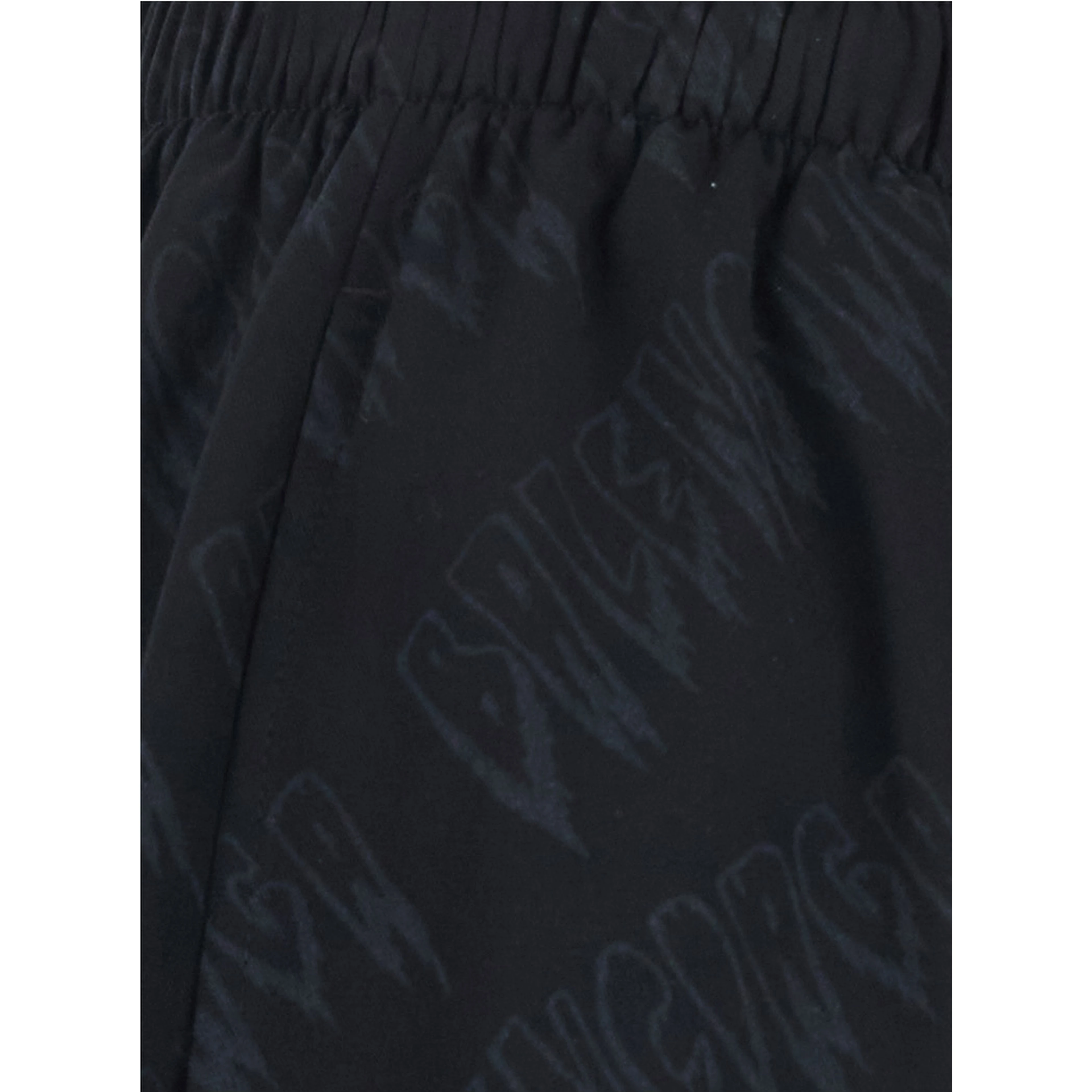 High-Waisted Shorts with Front Pockets in Black Viscose for Men