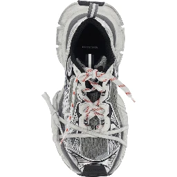 3XL Multicolor Low Top Sneakers with Logo Lettering on the Side in Tech Fabric Man