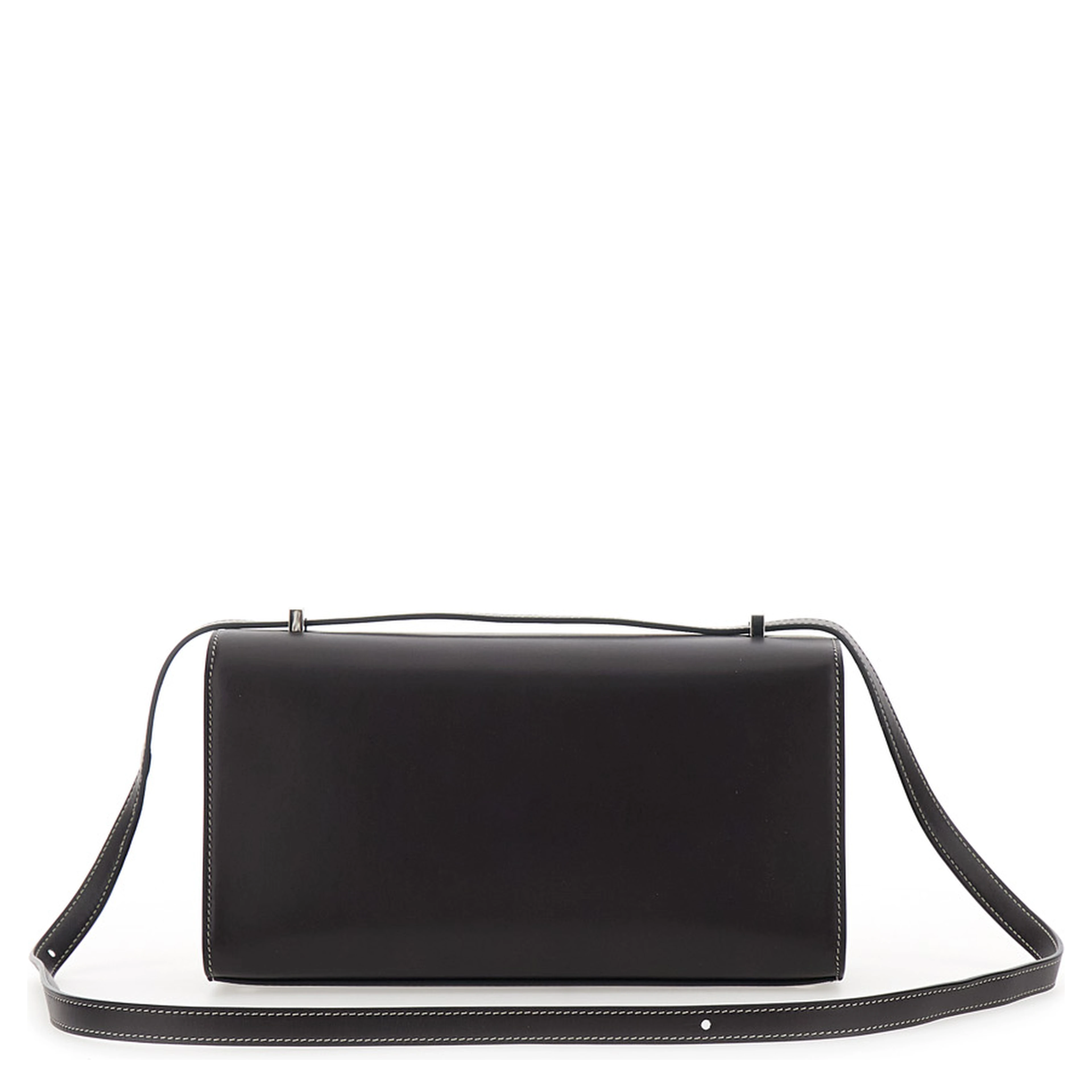 Shoulder Bag Simmetry with Top Strap and Turn Lock Closure in Brown Leather for Women