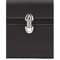Shoulder Bag Simmetry with Top Strap and Turn Lock Closure in Brown Leather for Women