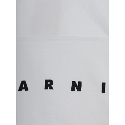 White Hoodie with kangaroo pocket and logo lettering on the front in cotton Boy