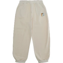 Gray Pants with FF Logo and Pockets in Cotton Boy